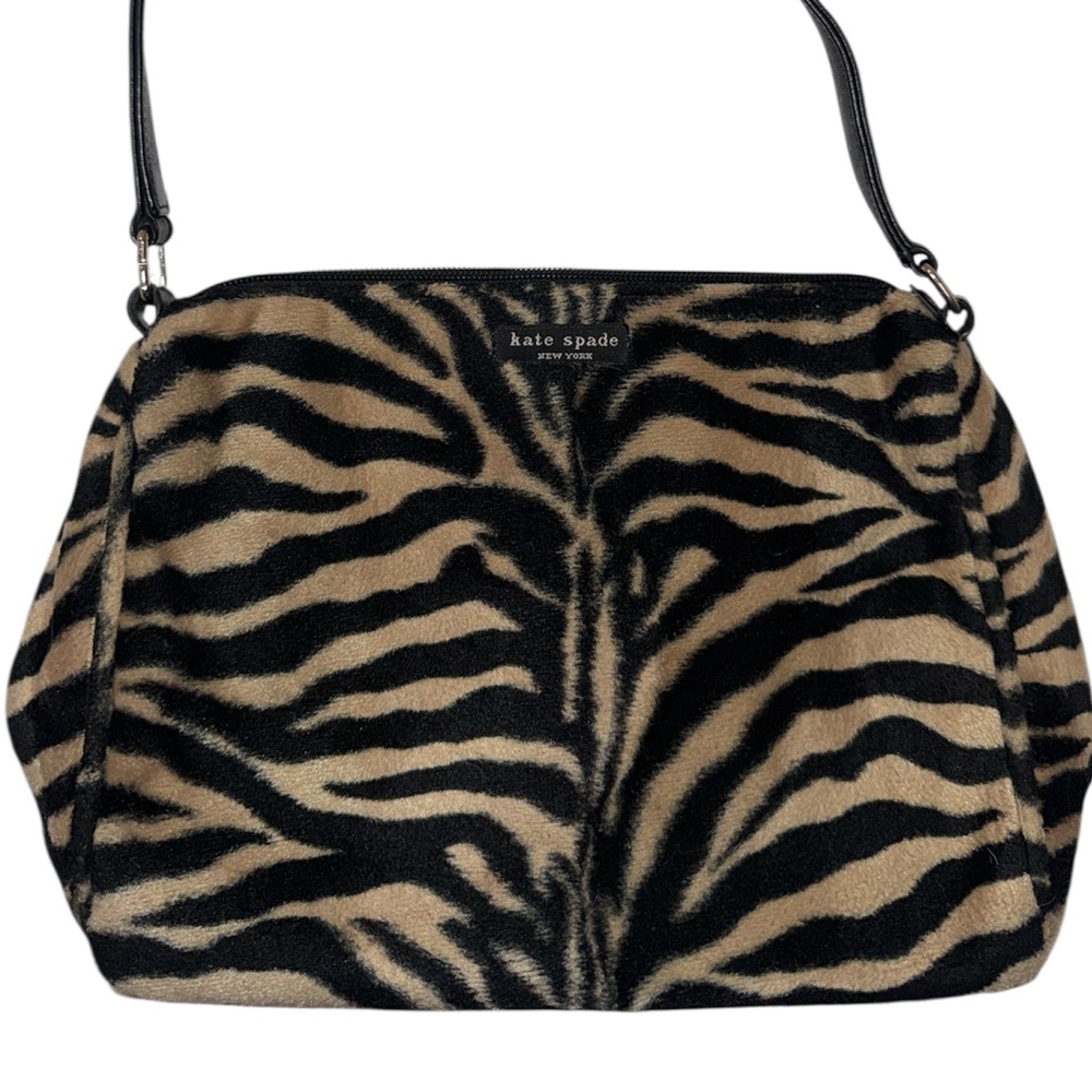🚩SOLD🚩Vintage Kate Spade zebra print purse